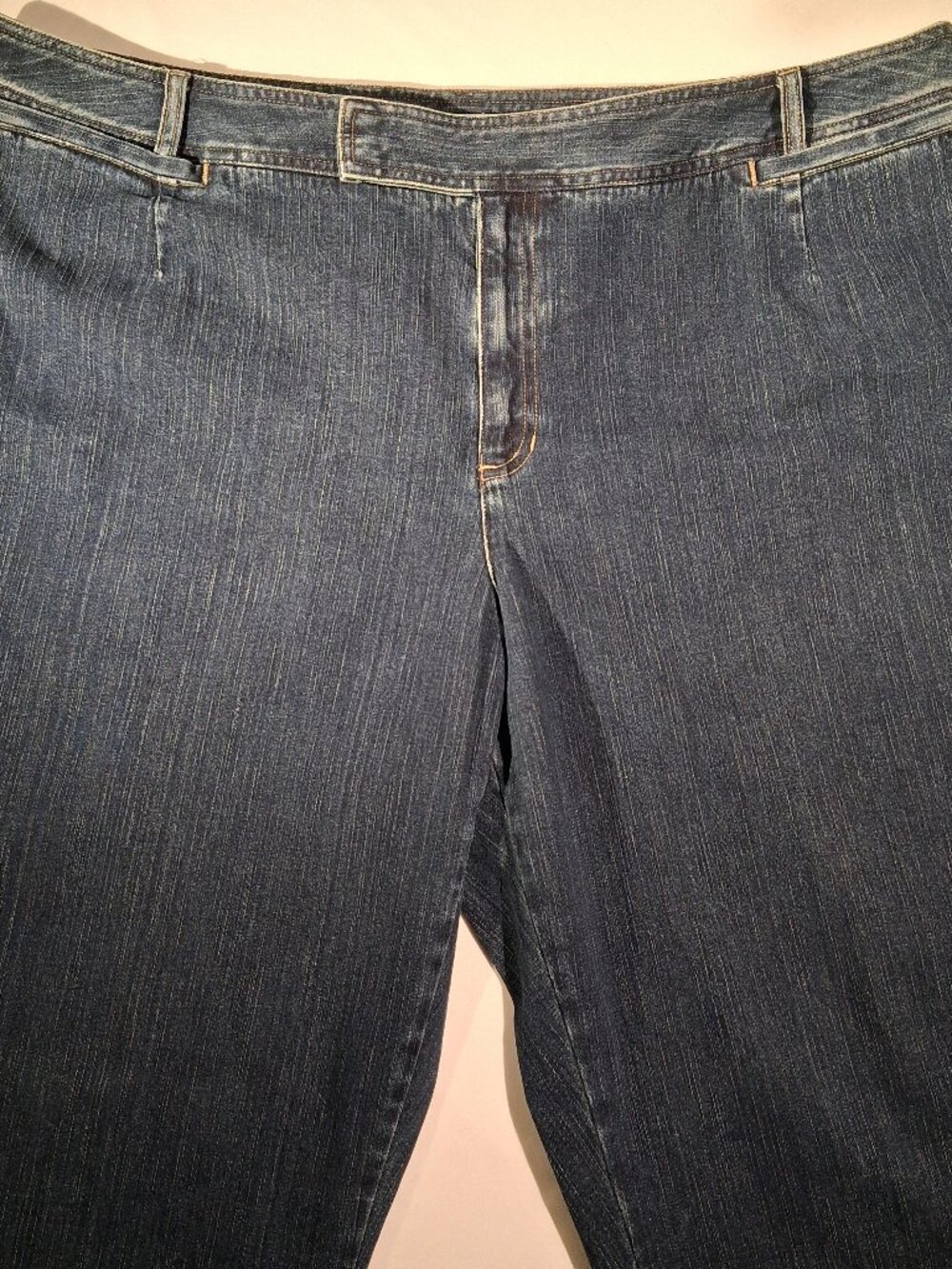 Liz Claiborne AUDRA Jeans Women's Plus sz 22W Cropped length Dark Wash EXC
